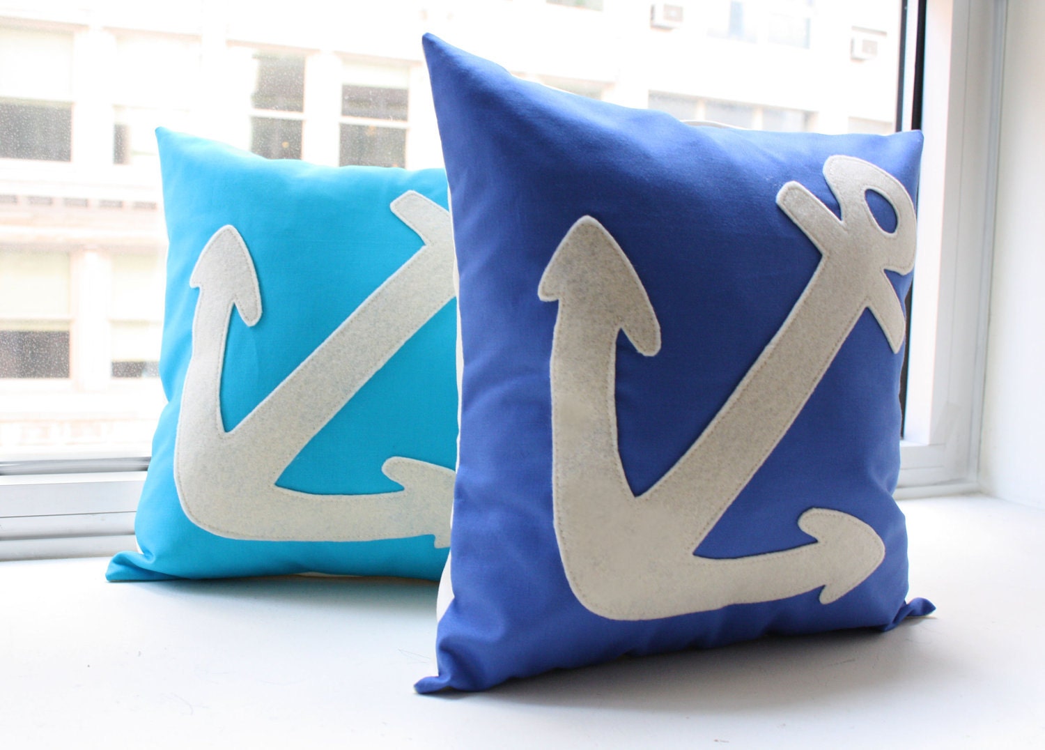 Anchor Pillow - 12 inch square