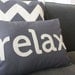 Relax Pillow in Charcoal Gray