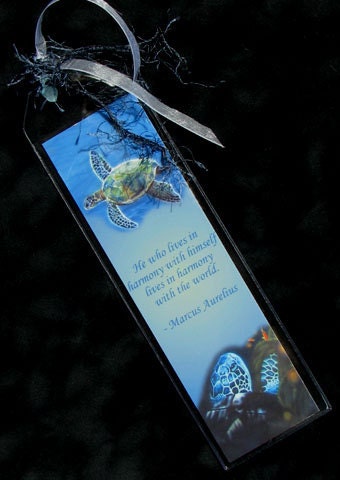 Sea Turtles Bookmark by Michaeline McDonald