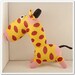 Handmade Sock Giraffe Stuffed Animal Doll Baby Toys