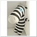 Handmade Sock Zebra Stuffed Animal Doll Baby Toys