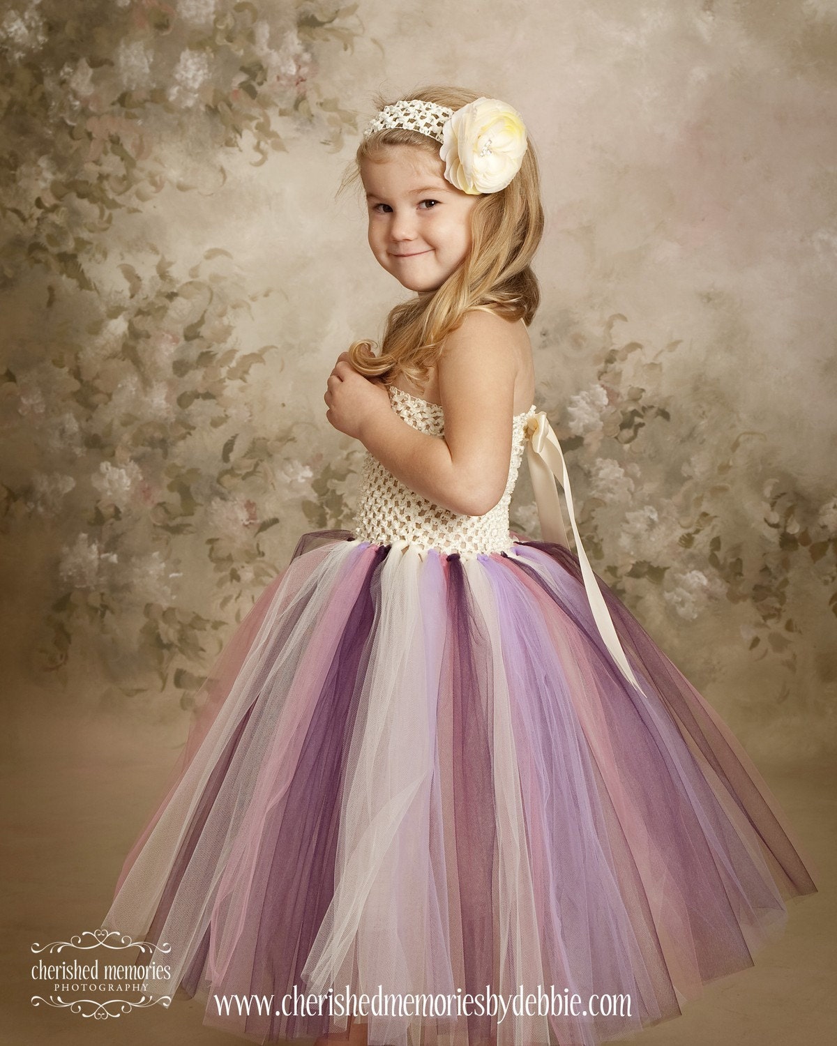 Berry Sweet Crochet Tutu Dress sizes newborn - 5