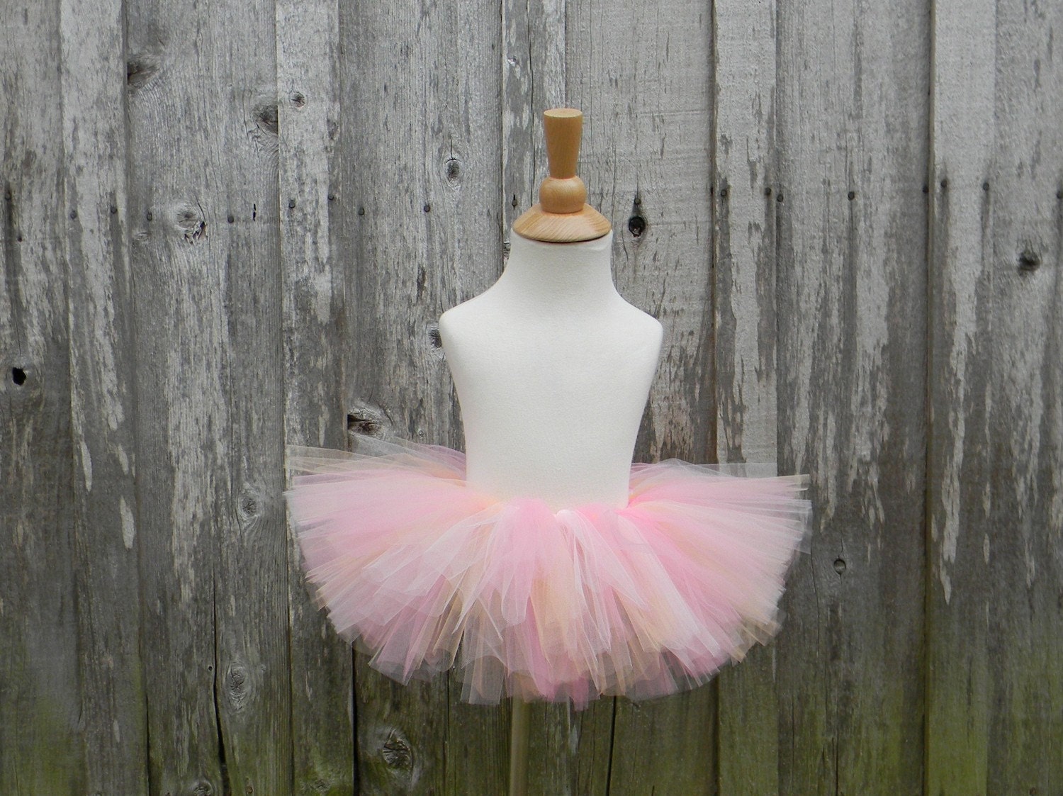 Peach Tutu Size Newborn 0-6m, 6-12m, 12-24m, 2t-3t, 4t-5t, 5-6, 7
