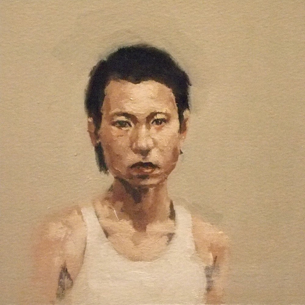 Portrait study 5, Original Oil Painting