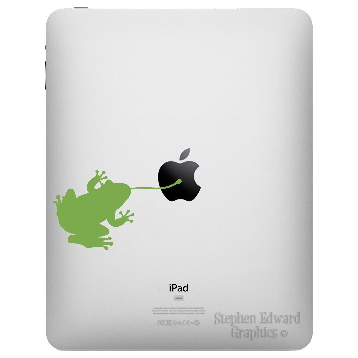 Sticky Frog iPad Decal - Apple iPad decal stickers