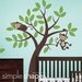 Tree with Monkeys - Kids Vinyl Wall Sticker Decal Set