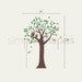 Tree with Two Owls and Butterflies Decal Set - Boy and Girl Kid's Room Wall Sticker