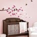 Cherry Blossom Branch with Birds - Kids Vinyl Wall Sticker Decal Set