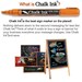 Chalk Ink - Chalkboard Marker - 6 Color Pen Set - 6mm