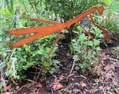 Praying Mantis Garden Stake / Insect / Bug / Lawn Ornament / Garden Art / Garden Decor / Metal Art / Outdoor Garden Decoration