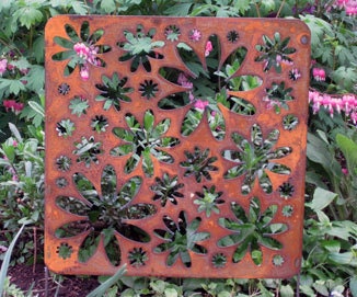 Privacy Screen / Accent Screen / Garden Art / Garden Decor / Outdoor / Lawn Ornament / Outdoor Divider / Fence / Metal Garden Art
