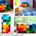 Deliberately Pixelated.... without the censorship - ( a 12 x 24 inches pixelated felt pillow )