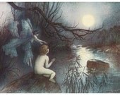 Jigsaw Puzzle, wood, wooden, personalized, figurals, words, 8 x 10 inches, 140 pieces - WATER BABY