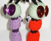 Amigurumi Tallest Red and Purple Two Pack