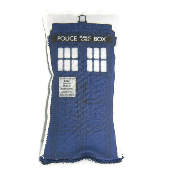 10 Police Box Catnip Toys