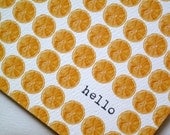 Note Cards - Set of 8 - Oranges - frecklepaper