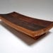 Recycled Wine Barrel Serving Tray with Stave Foot
