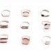 Silver Faceted Bar Ring