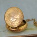 THE MEMORIES WITHIN vintage 12k gold filled locket prayer box container locket handheld