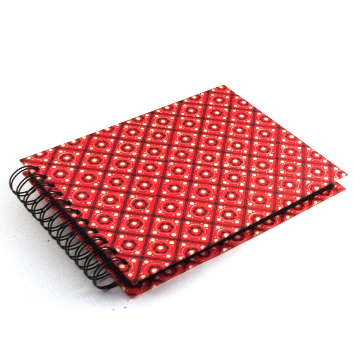 photo album S pinny pattern in red black white