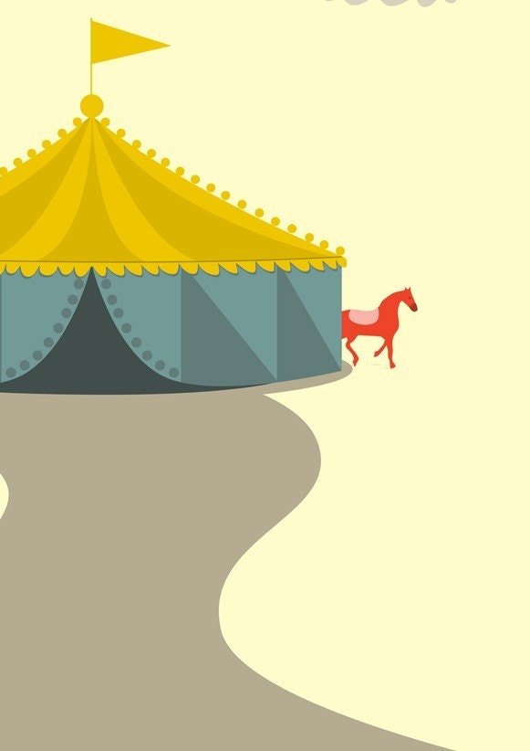 Circus Print - 8x10 or A4
