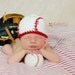 Newborn or 0-3 Month Baseball Beanie