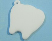 Large Tooth Pendant x 2. Laser Cut Acrylic