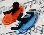 The Original Portal earrings - laser cut acrylic
