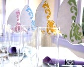 Pastel Butterfly Place Card Collection 4 colors Editable or PDF