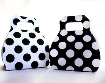 Posh Dots Printable Purse Box