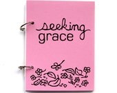 Christian Prayer Journal - Seeking Grace in classic rose pink