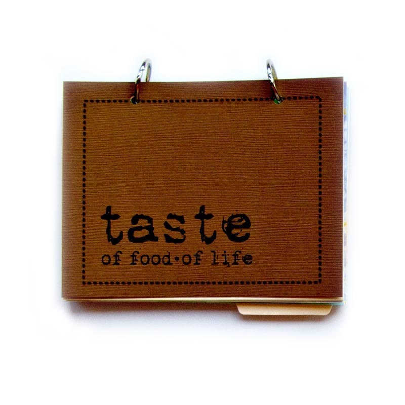 Recipe Journal, Food Diary - Taste of Food and Life in fudge brownie