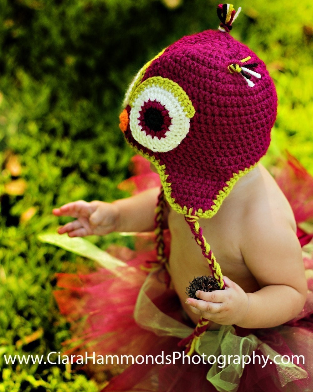 CROCHET PATTERN Earflap Owl hat includes 4 sizes