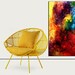 Abstract Painting,  Original Abstract painting, Contemporary Modern Fine Art, Colorful Canvas Art, by Henry Parsinia Large 48x24