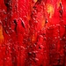 Abstract Painting, Original Red Contemporary Art, Modern Abstract Rich Textured fine art, by Henry Parsinia Large 48x24