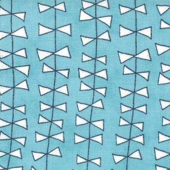 SALE... Lucy's Crab Shack by by Sweetwater for Moda Fabrics, Kite Ties in Ocean 1/2 yard total