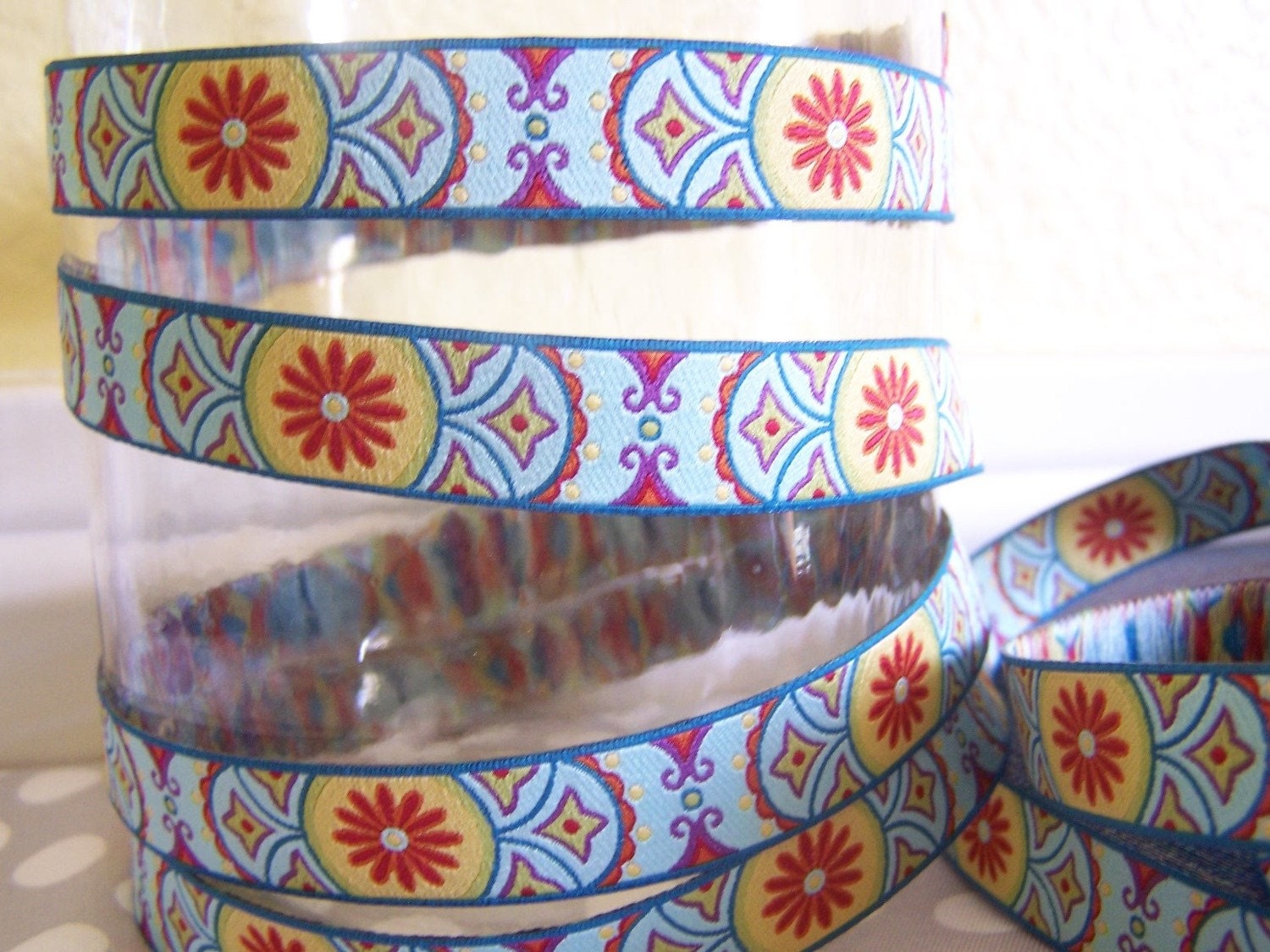 Eastwind Farbenmix Ribbon - 1 yard FREE SHIPPING with fabric purchase