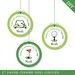 Golf party - Personalized DIY printable favor circles
