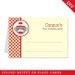 Sock Monkey party - Personalized DIY printable buffet cards or place cards