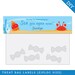 Under the Sea party - Personalized DIY printable treat bag label