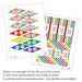 Rainbow party - Personalized DIY printable straw flags and napkin rings