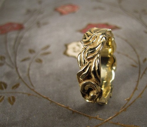 Leaf Ring (14K gold) - Made to Order