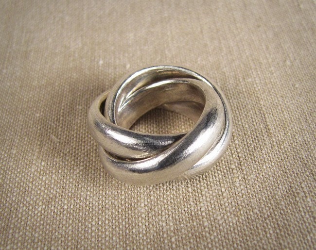 Super-Chunky Rolling Ring (sterling silver) - Made to Order