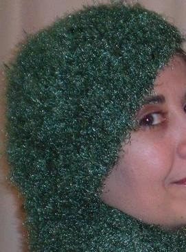 Hand Knit Hat -  Green Emerald Luxury