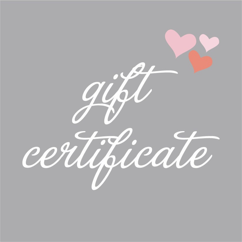 Chloe Jane Handmade Gift Certificate