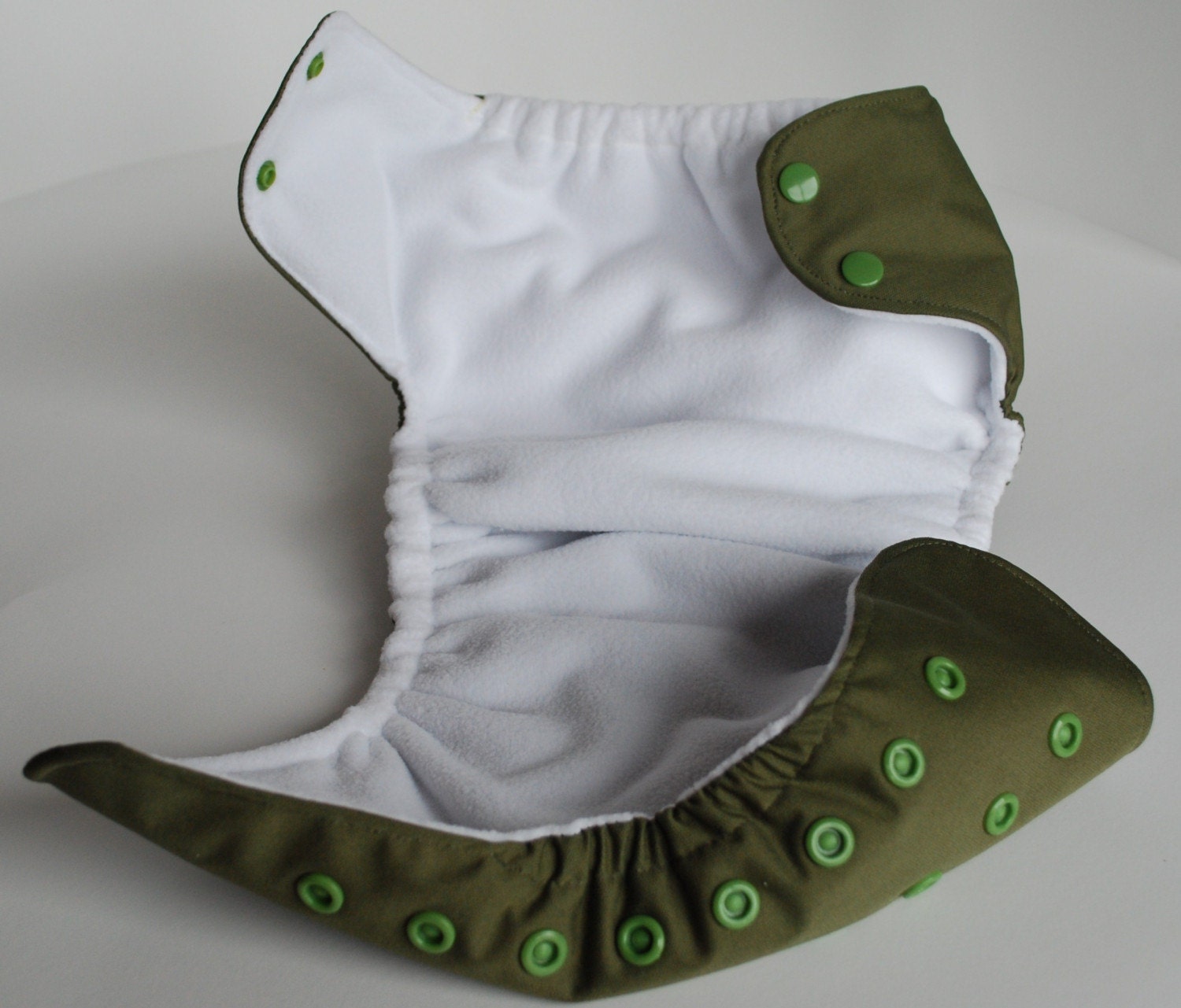 Baby Hoots One-Size Cloth Diaper - Olive Green