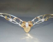 Simply Ivy Bridal Circlet Headpiece Wedding Celtic Elven Medieval Fairytale Renaissance Headdress Tiara