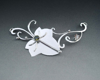 Ivy Leaf Pendant Celtic Elven Wedding Necklace Magical