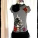 Funky Tutu Dress Tattoo Rocker Chic Trendy Girls Tshirt Dress Small La Tattoo Biker chic style Goth