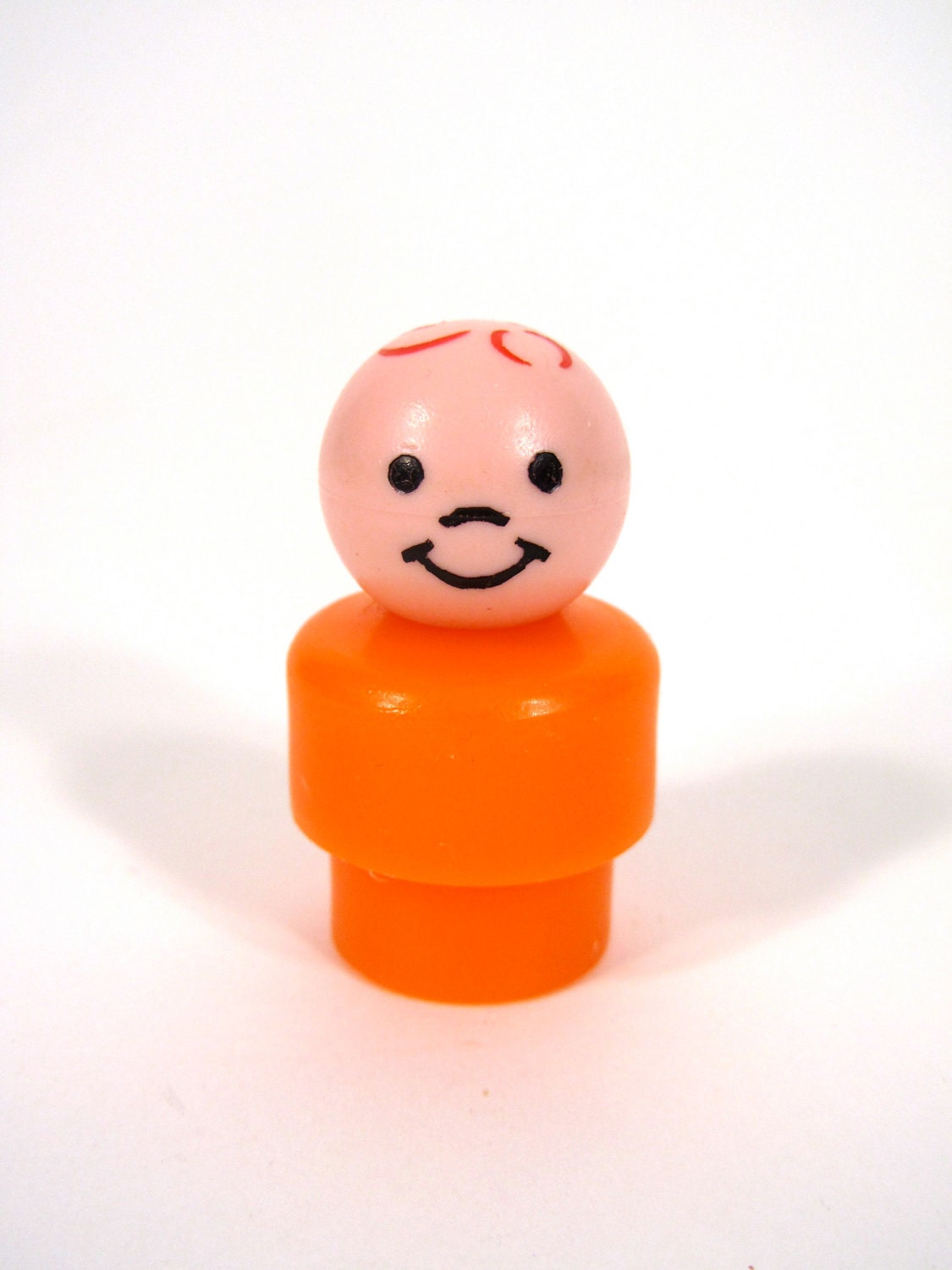Fisher Price Little People Plastic Boy with Orange Body - Number2PenSo